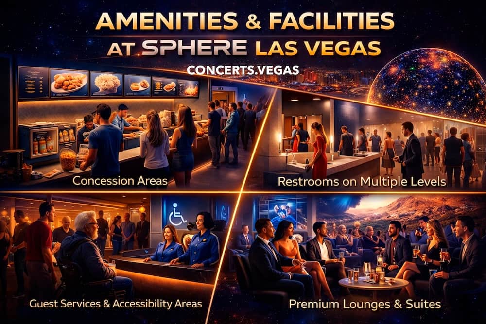 Amenities & Facilities at Sphere Las Vegas